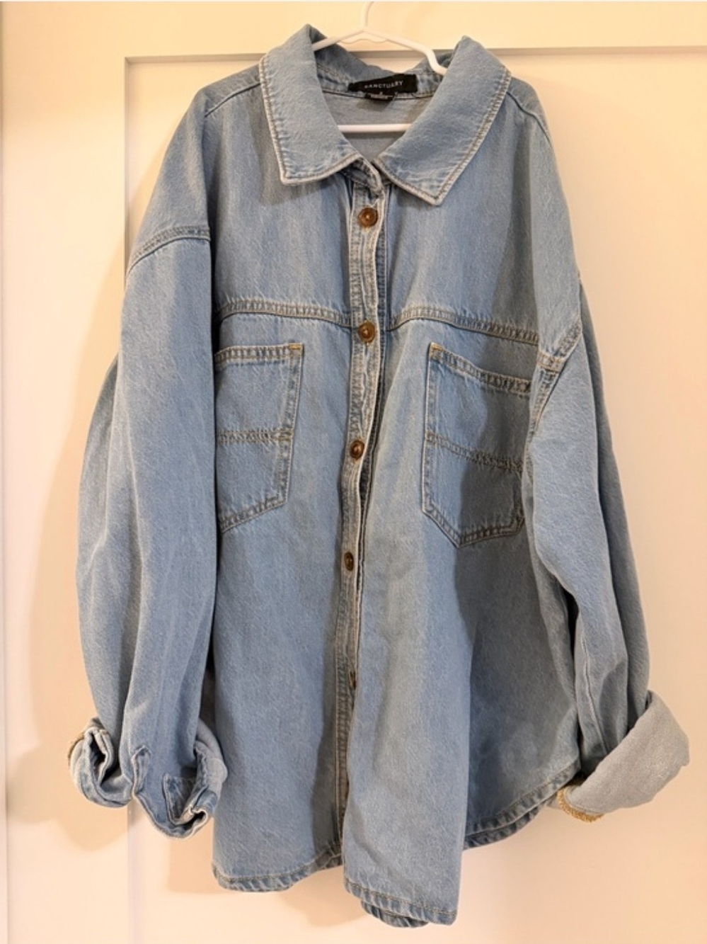 Sanctuary Light Blue Denim Shirt